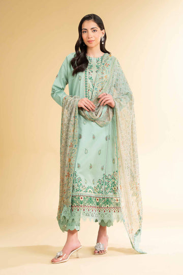 Nishat Linen 3 Piece - Jacquard Embroidered Suit - 42501822 Online Shopping
